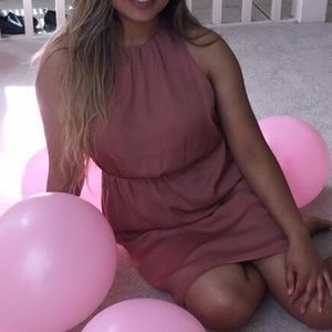 Mauve pink dress
